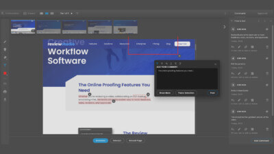 ReviewStudio web HTML text annotation updates