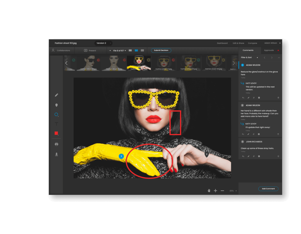 Creative workflow collaboration by ReviewStudio for better online proofing