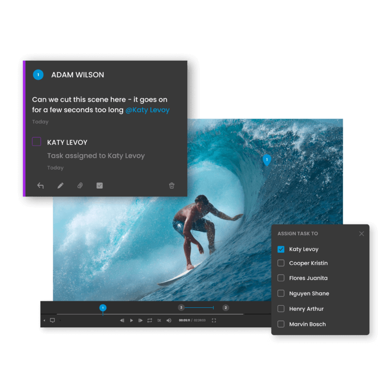 Markup video collaboratively by ReviewStudio