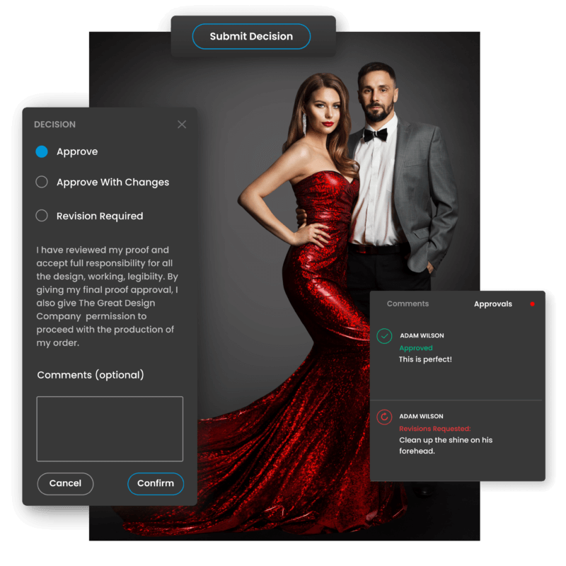 Photography proofing collaboration and approval by ReviewStudio