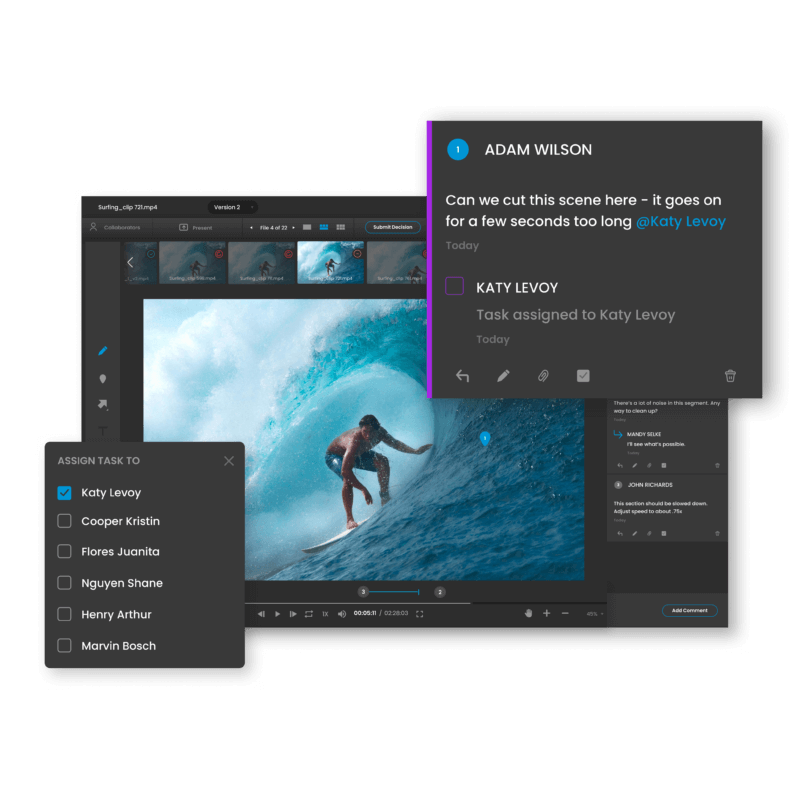 Task Management for Online Proofing