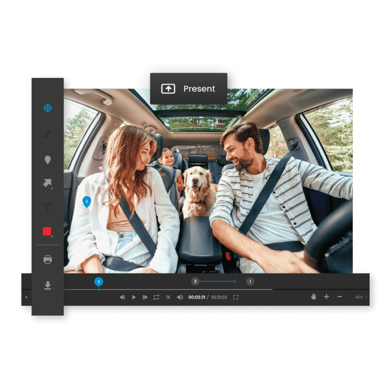 Video review and approval by ReviewStudio